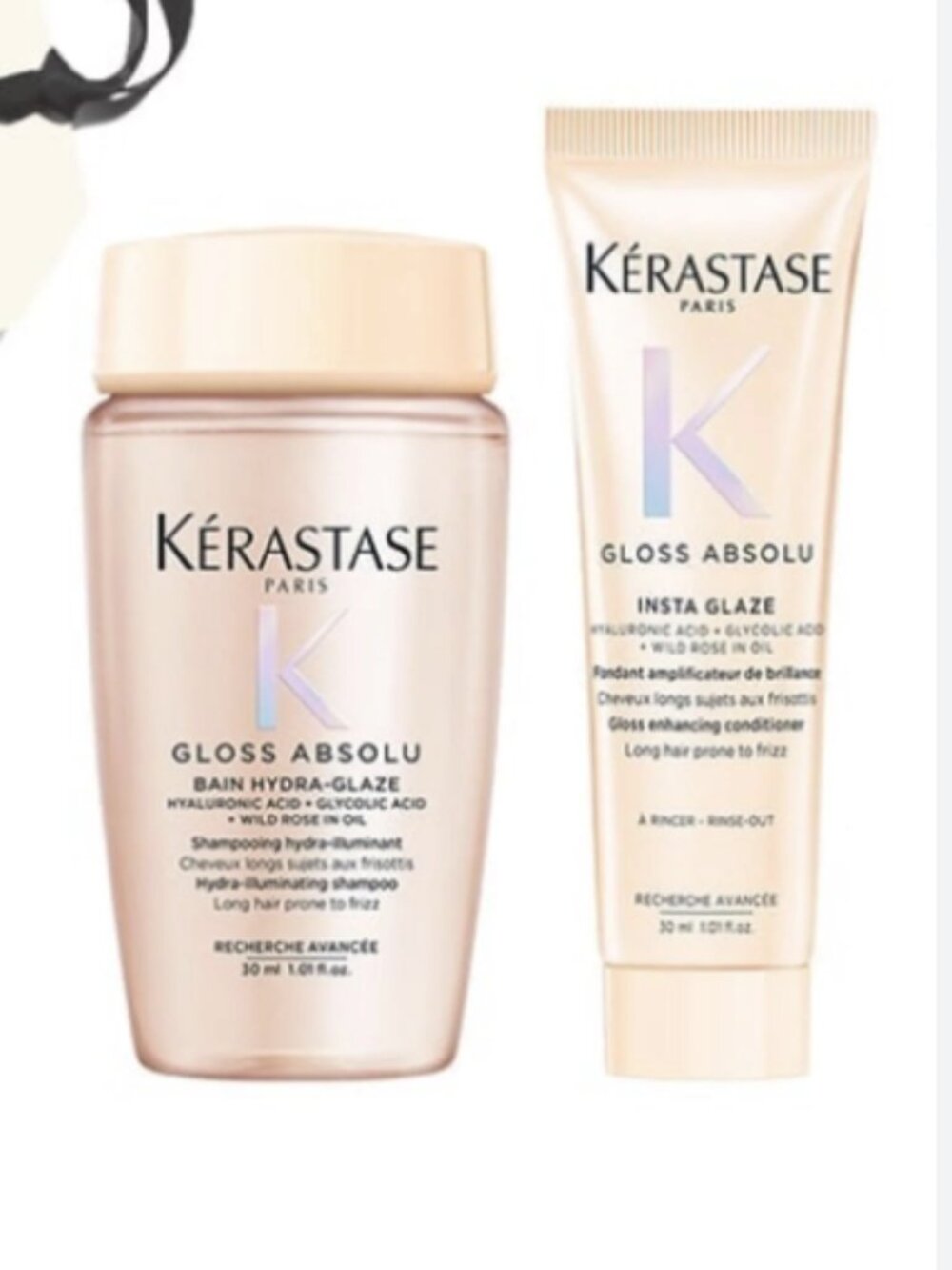Kérastase Gloss Absolu High-Shine Anti-Frizz Shampoo and Conditioner Set Deluxe